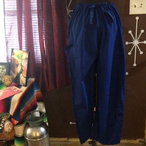 Dark Blue/Electric Blue Scrub Pants
